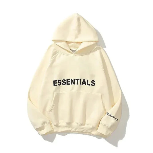 ESSENTIALS Hoodies Men Sweatshirts Brand Letter Printed Hip Hop Unisex Pullover Loose Fleece Oversize Essentials Women Clothing